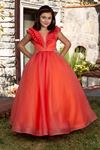 Robe Fille Poise 2-6 Ans 20087 Orange