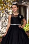Noble Robe Fille 2-6 Ans 20091 Noir