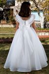 Poise 7-11 Years Old Girl Dress 30087 Off White