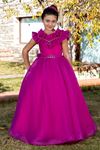 Vogue 2-6 Years Old Girl Dress 20086 Fuchsia