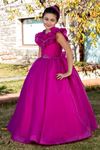 Vogue 2-6 Years Old Girl Dress 20086 Fuchsia
