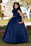 Vogue 2-6 Jahre altes Mädchenkleid 20086 Marineblau