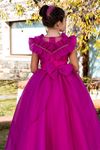 Vogue 2-6 Years Old Girl Dress 20086 Fuchsia