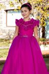 Vogue 2-6 Years Old Girl Dress 20086 Fuchsia