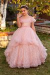 Divine 3-7 Years Old Girl Dress 20082 Powder