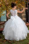 Vestido Delphi 7-11 Anos Menina 30062 Off White
