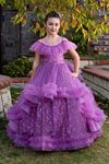 Vestido Niña Divina 7-11 Años 30082 Lila