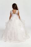 Diana 7-11 Years Old Girl Dress 30014 Off White