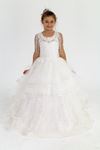 Robe Fille Agate 7-11 Ans 30011 Blanc Cassé