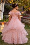 Divine 3-7 Years Old Girl Dress 20082 Powder