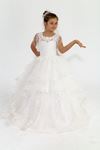 Robe Fille Agate 7-11 Ans 30011 Blanc Cassé