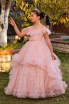 Divine 3-7 Years Old Girl Dress 20082 Powder