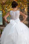 Vestido Delphi 7-11 Anos Menina 30062 Off White