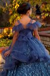 Divine 3-7 Years Old Girl Dress 20082 Indigo
