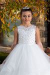 Vestido Delphi 7-11 Anos Menina 30062 Off White