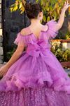 Göttliches Kleid für 7–11 Jahre alte Mädchen, 30082, Flieder