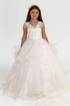 Diana 7-11 Years Old Girl Dress 30014 Off White