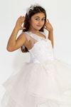 Diana 7-11 Years Old Girl Dress 30014 Off White