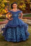 Divine 3-7 Years Old Girl Dress 20082 Indigo