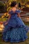 Divine 3-7 Years Old Girl Dress 20082 Indigo
