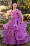 Göttliches Kleid für 7–11 Jahre alte Mädchen, 30082, Flieder