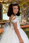 Robe Fille Moose 7-11 Ans 30058 Blanc Cassé