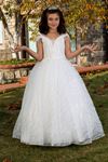 Robe Fille Moose 7-11 Ans 30058 Blanc Cassé