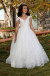 Robe Fille Moose 7-11 Ans 30058 Blanc Cassé