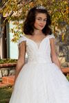 Robe Fille Moose 7-11 Ans 30058 Blanc Cassé