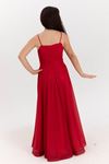 Eclipse 12-16 Jahre altes Mädchenkleid 50007 Rot