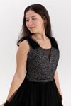 Solstice 12–16 Jahre altes Mädchenkleid 50008 Schwarz
