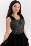 Solstice 12–16 Jahre altes Mädchenkleid 50008 Schwarz