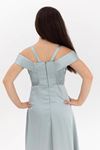 Turquoise 12-16 Years Old Girl Dress 50003 Water Green