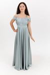 Turquoise 12-16 Years Old Girl Dress 50003 Water Green
