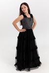 Solstice 12–16 Jahre altes Mädchenkleid 50008 Schwarz