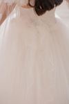 Abito bambina London 7-11 anni 30108 Bianco sporco