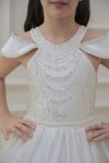Vestido de Niña Aurora 7-11 Años 30124 Blanco Roto