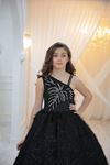 Flumen 7-11 Years Old Girl Dress 30154 Black