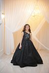Flumen 7-11 Years Old Girl Dress 30154 Black