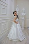 Ignis 7-11 Years Old Girl Dress 30147 Off-White