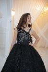Flumen 7-11 Years Old Girl Dress 30154 Black