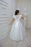 Ignis 7-11 Years Old Girl Dress 30147 Off-White