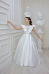 Ignis 7-11 Years Old Girl Dress 30147 Off-White