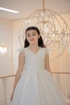 Robe Fille Hestia 2-6 Ans 20094 Blanc Cassé