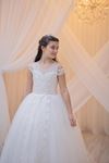Iberia 7-11 Years Girls' Dress 30109 Off-White