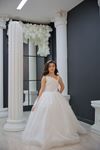 Flumen 7-11 Years Old Girl Dress 30154 Off-White