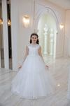 Aether 7-11 Years Old Girl Dress 30149 Off-White