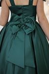 Aurora 7-11 Jahre Mädchenkleid 30124 Grün