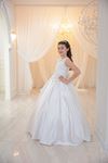 Metis 7-11 Years Old Girl Dress 30102 Off White