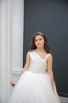 Flumen 2-6 Jahre Mädchenkleid 20154 Cremeweiß